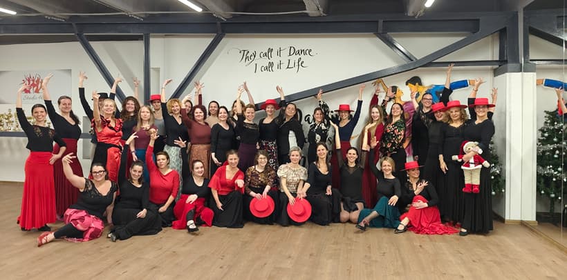 Flamenco középhaladó táncoktatás - Pirók Zsófia